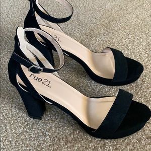 Rue 21 Black Heels